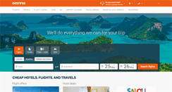 Desktop Screenshot of destinia.com.ar