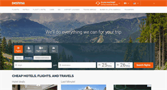 Desktop Screenshot of destinia.ch